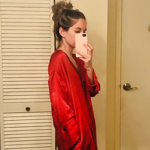 Red/Orange Zara loose dress with pockets! - Picture 1 of 7